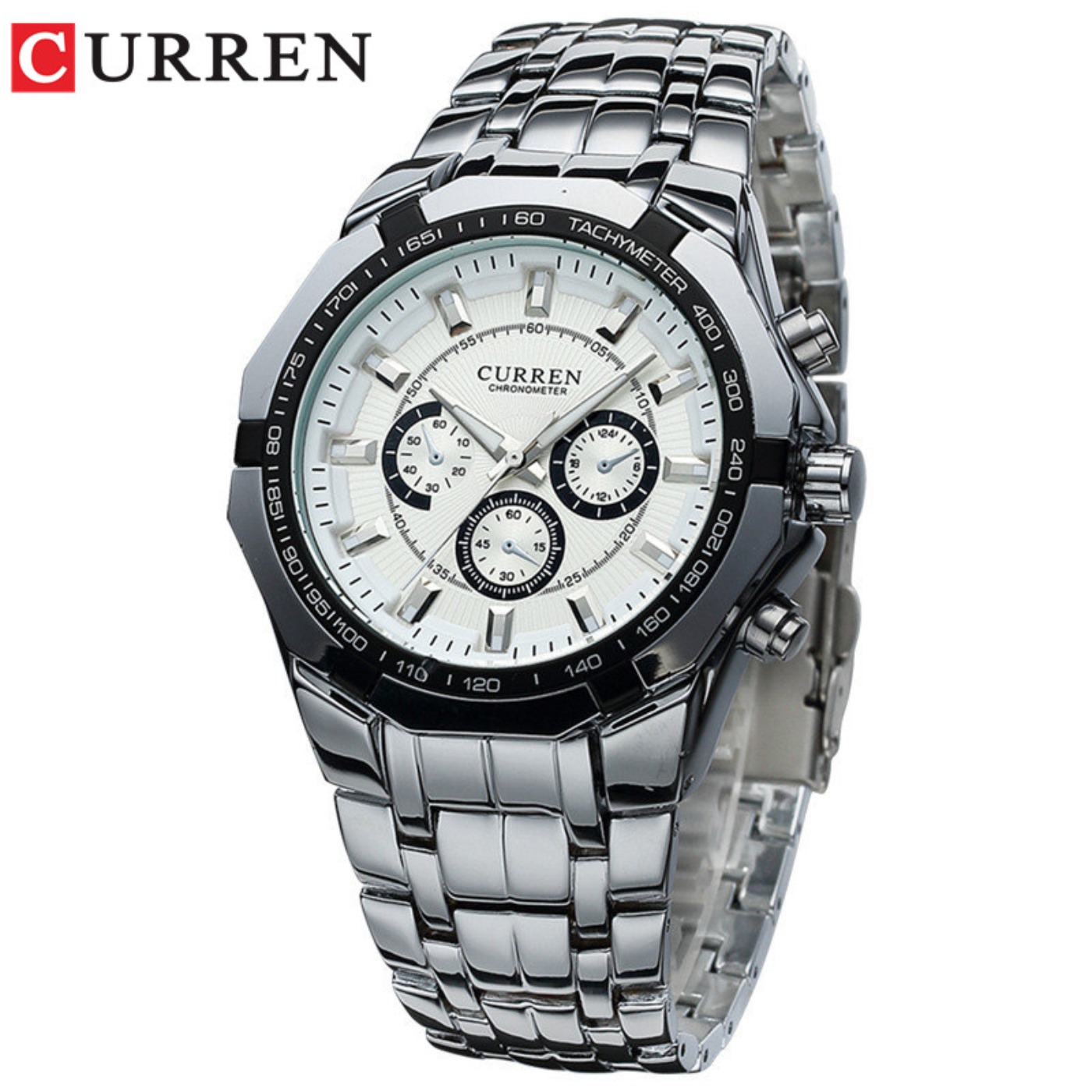 Luxury Watch Logos - CURREN Men Luxury Brand Military Sport