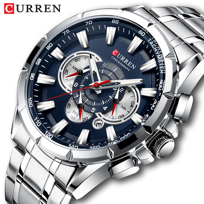 Luxury Watch Audemars Piguet - CURREN Wrist Watch Men Waterproof Chronograph