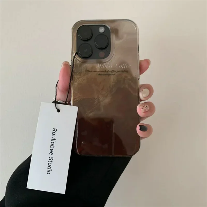 Luxury Watch Case - Luxury Coffee Color Blending Gradient Phone