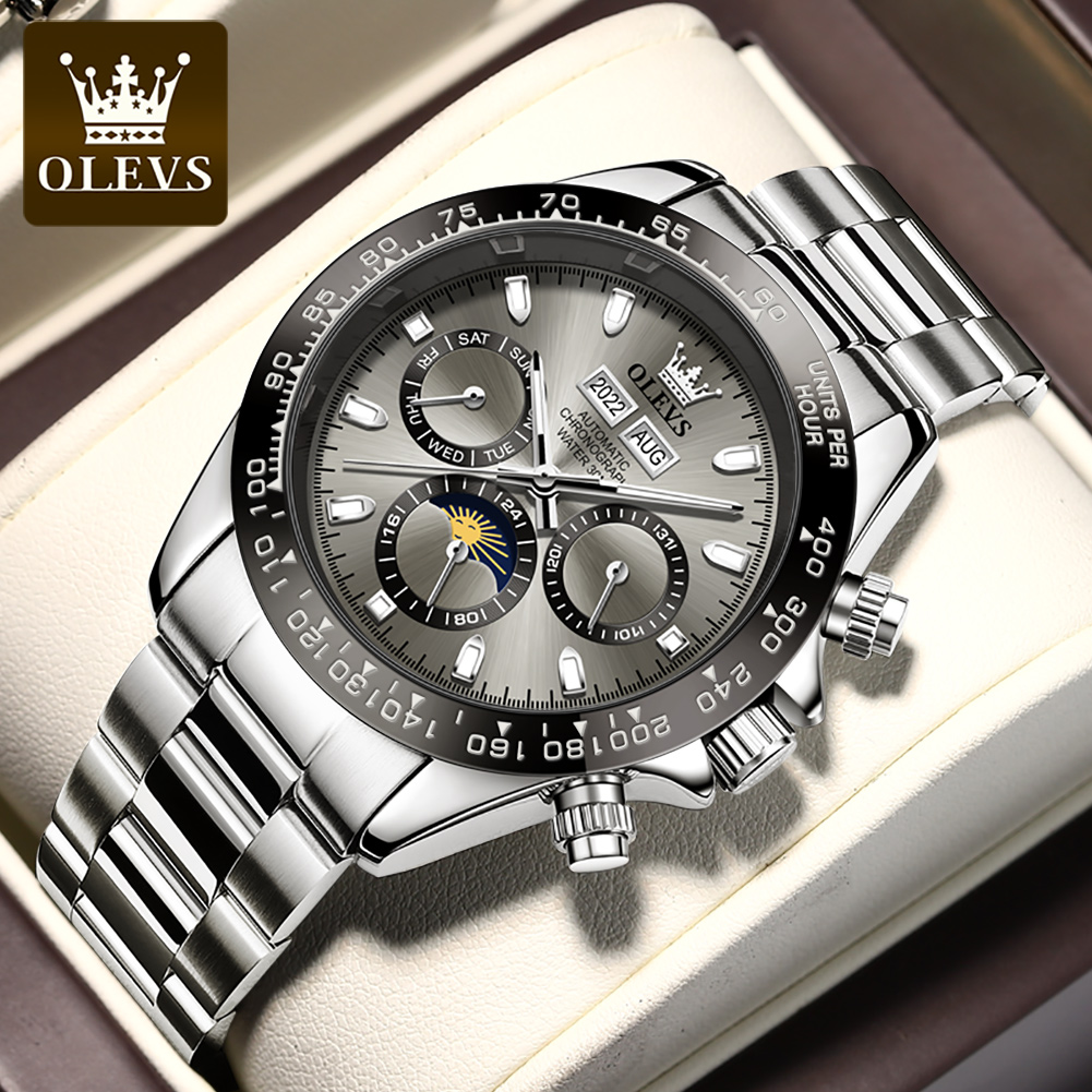 Luxury Watch Omega - OLEVS 6654 Luxury Mens Watch Chronograph