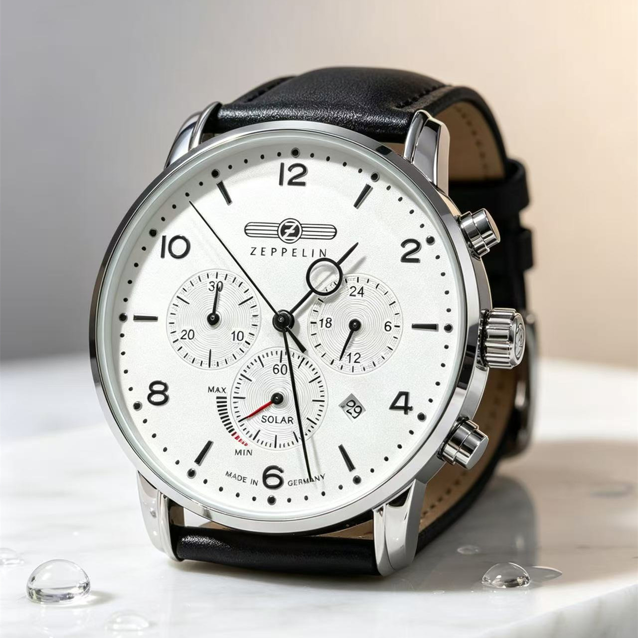 Luxury Watch Case - Zeppelin Airship Automatic Date Mens Cases