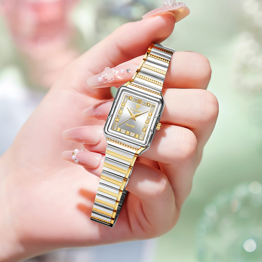 Luxury Watch List - LIEBIG Lady Stainless Steel Strip Watch