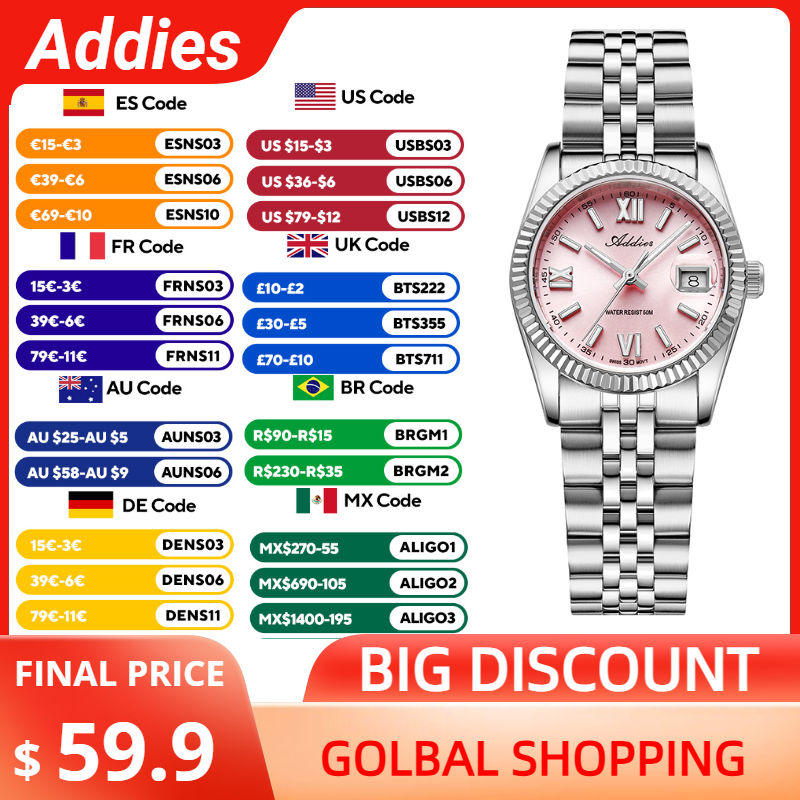 Luxury Watch Case Travel - Addies Luxury Woman Watch Sapphire Crystal