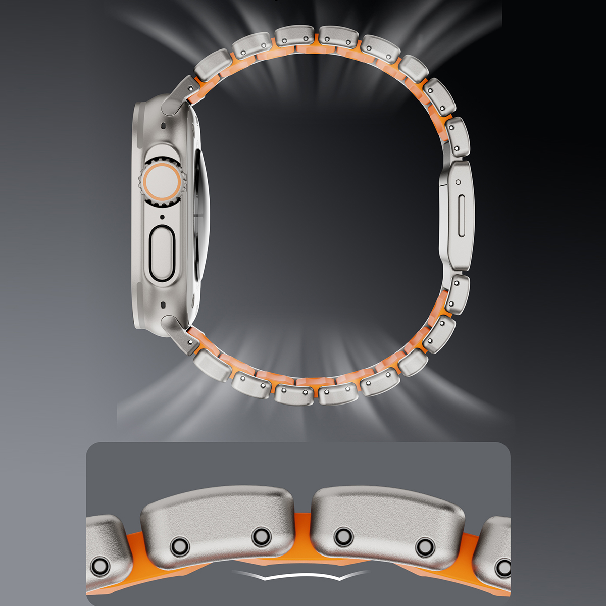 Titanium Strap+Soft Case for A - Titanium Sport Watch 评论和价格