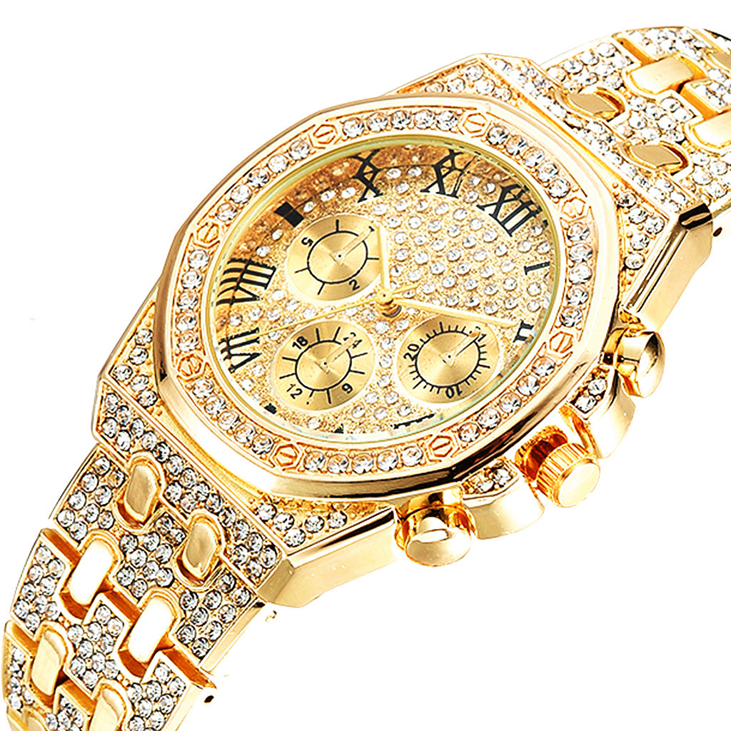 Men Watch Set Necklace+Watch+B - Luxury Watch Miami 评论和价格