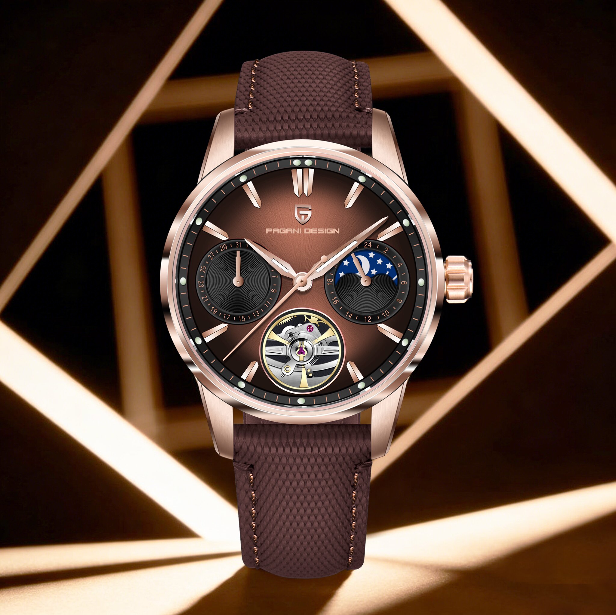 PAGANI DESIGN Limited Edition  - Moonphase Complication Watch 评论和价格