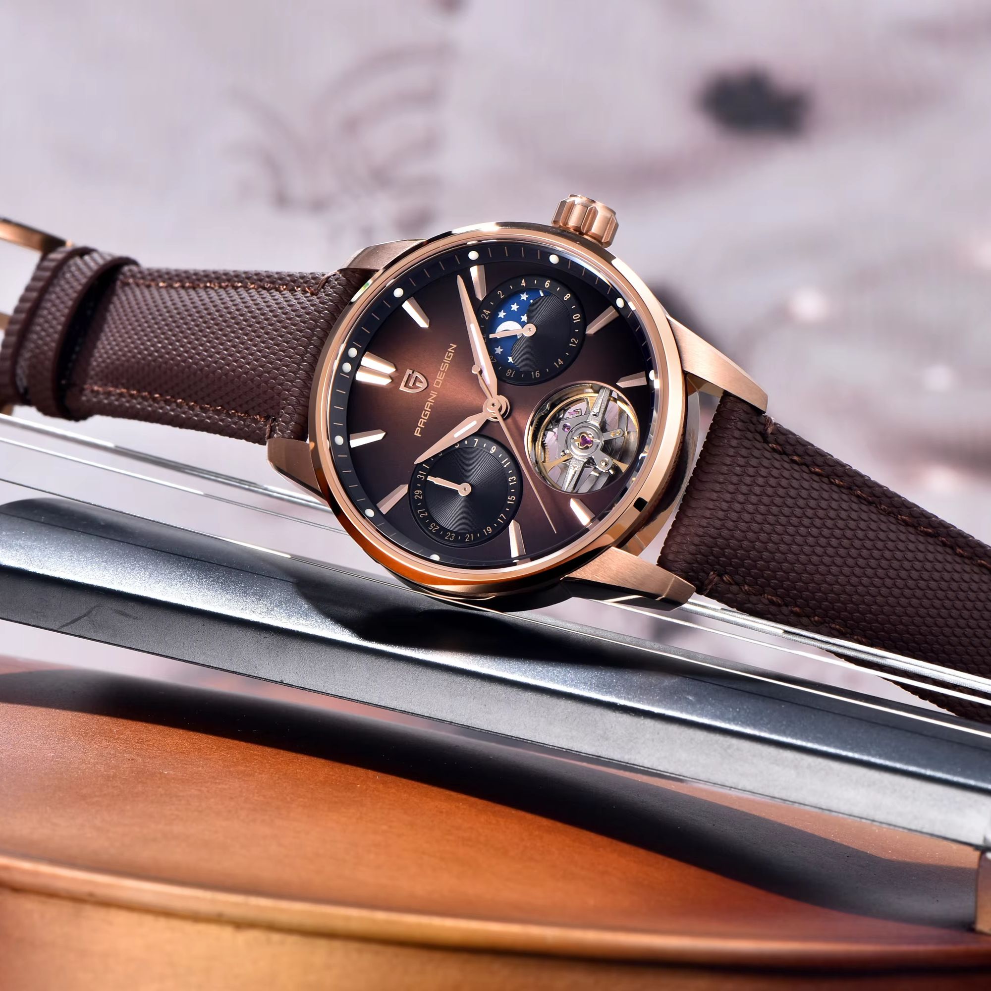 PAGANI DESIGN Limited Edition  - Moonphase Complication Watch 评论和价格