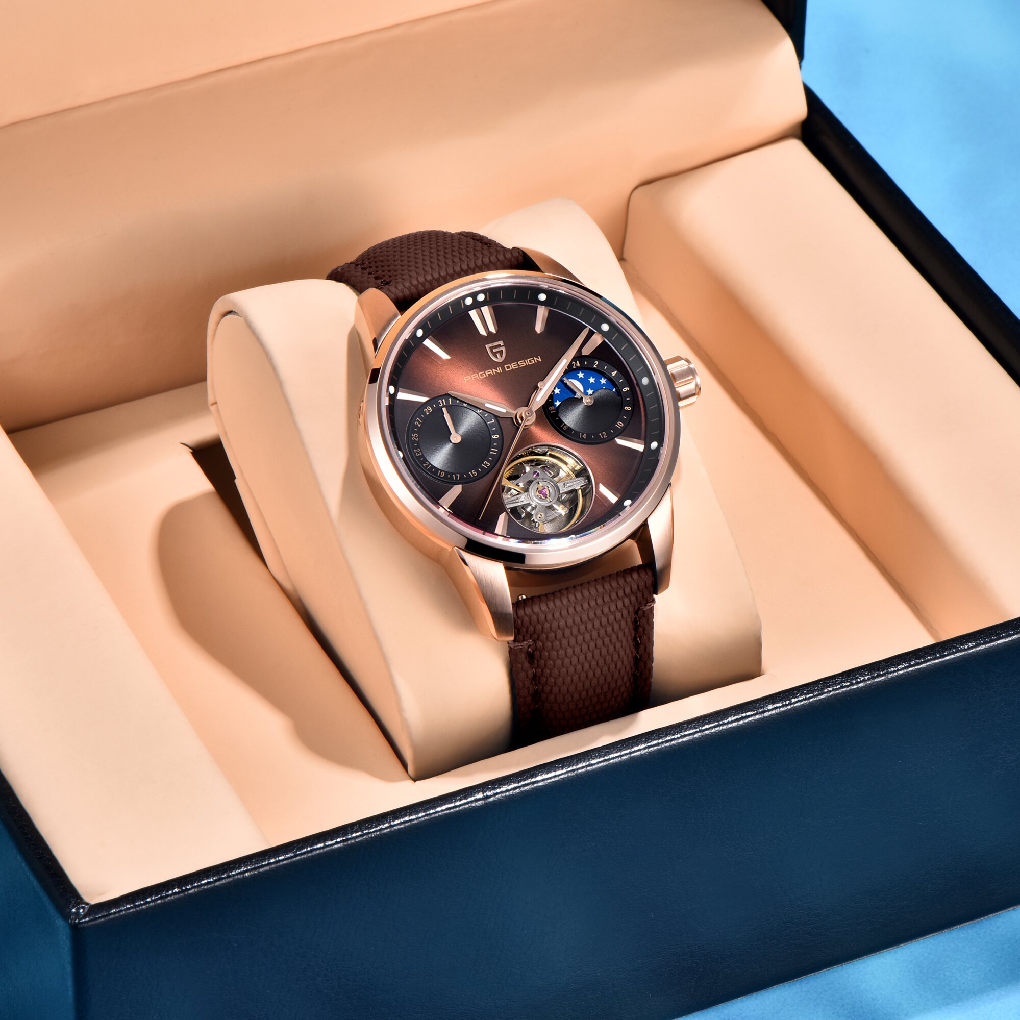 PAGANI DESIGN Limited Edition  - Moonphase Complication Watch 评论和价格