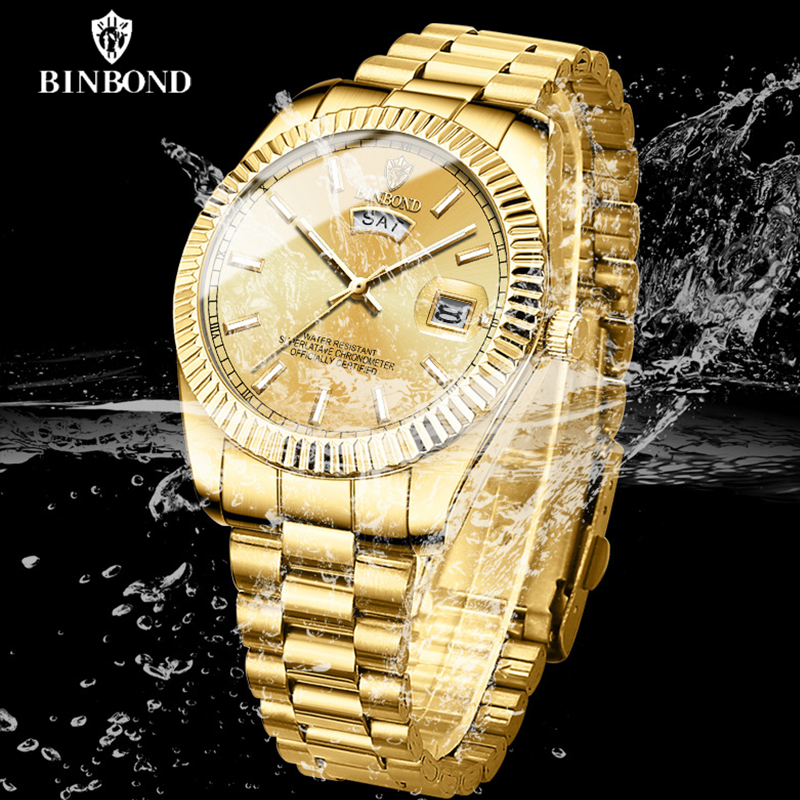 BINBOND B7012 Mens Fashion Bus - Luxury Watch Omega 评论和价格