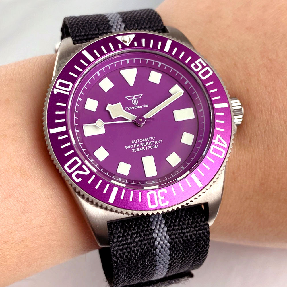 Titanium Tandorio Purple 42mm  - Titanium Sport Watch 评论和价格