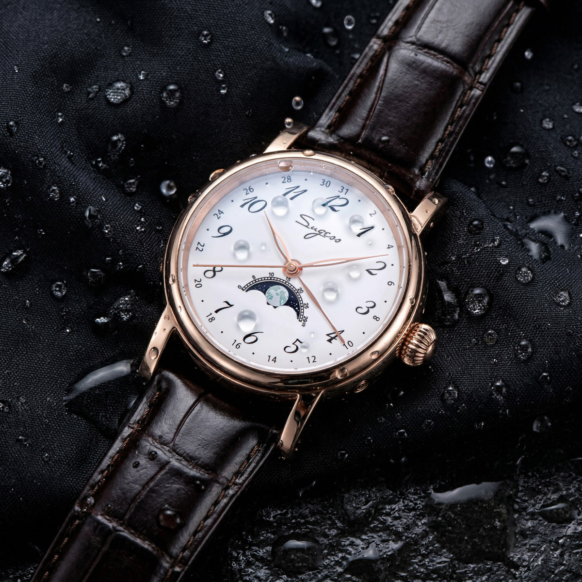 Sugess Men Watches Tianjin ST2 - Moonphase Complication Watch 评论和价格