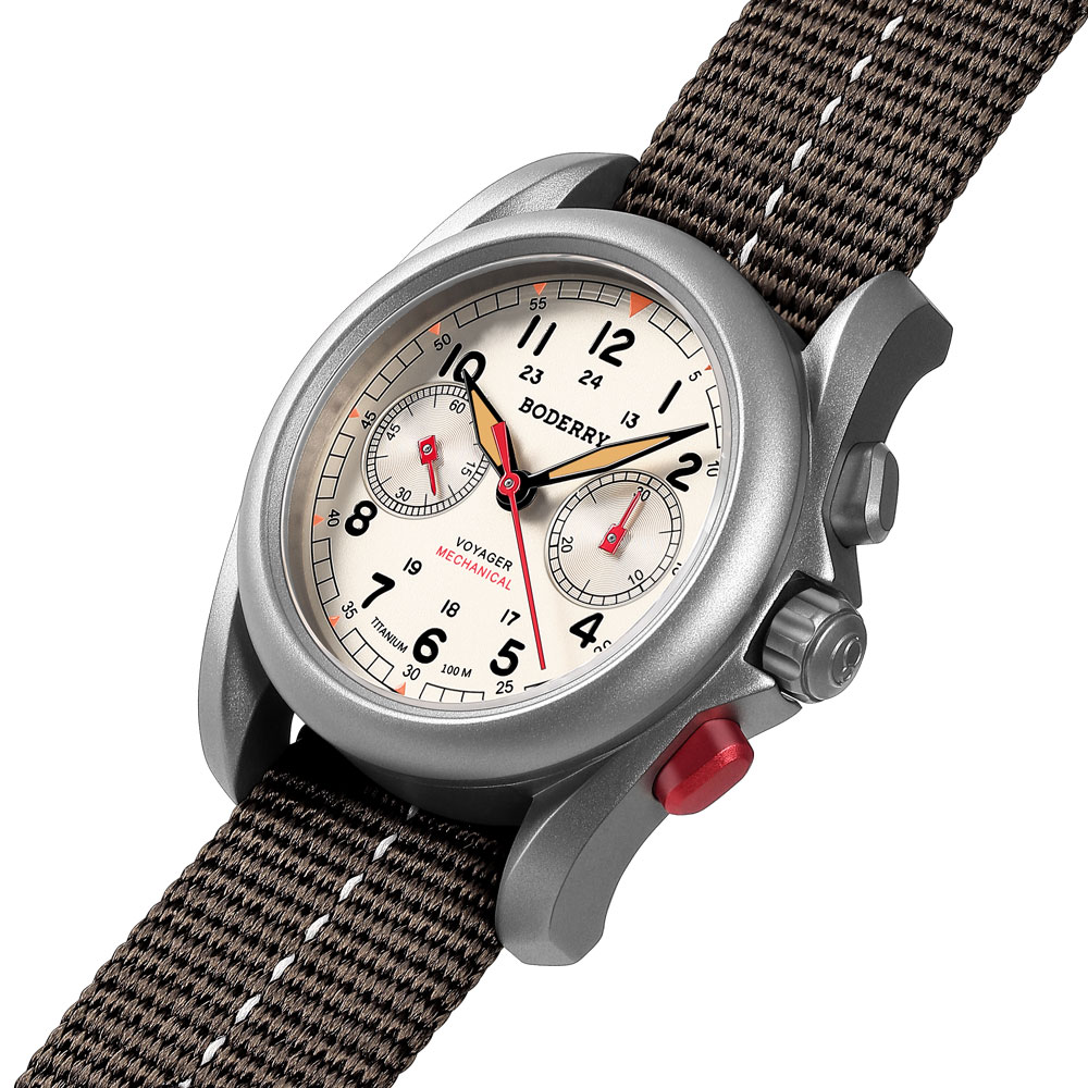 BODERRY Men's Field Watches Ti - Titanium Sport Watch 评论和价格