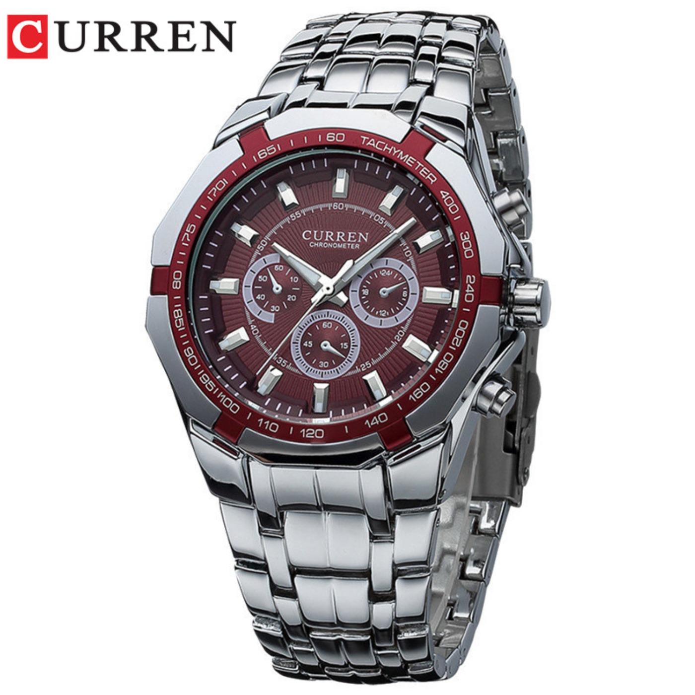 CURREN Men Luxury Brand Milita - Luxury Watch Logos 评论和价格