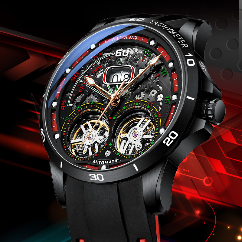 Ailang Men's Double Tourbillon - Luxury Watch Hublot 评论和价格