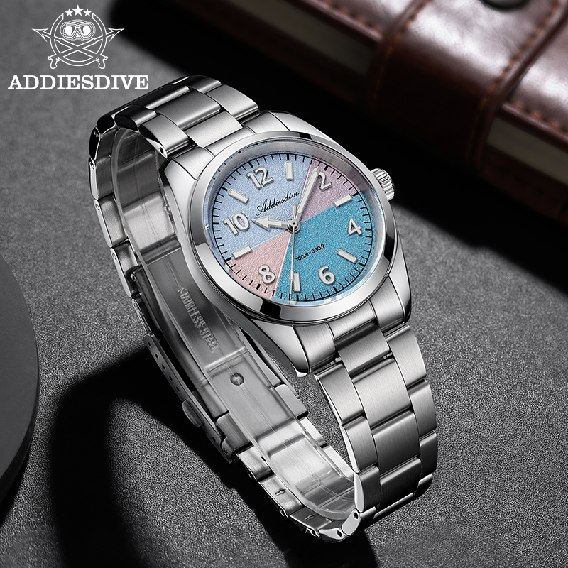 ADDIESDIVE Sapphire Glass Watc - Luxury Watch Case Travel 评论和价格