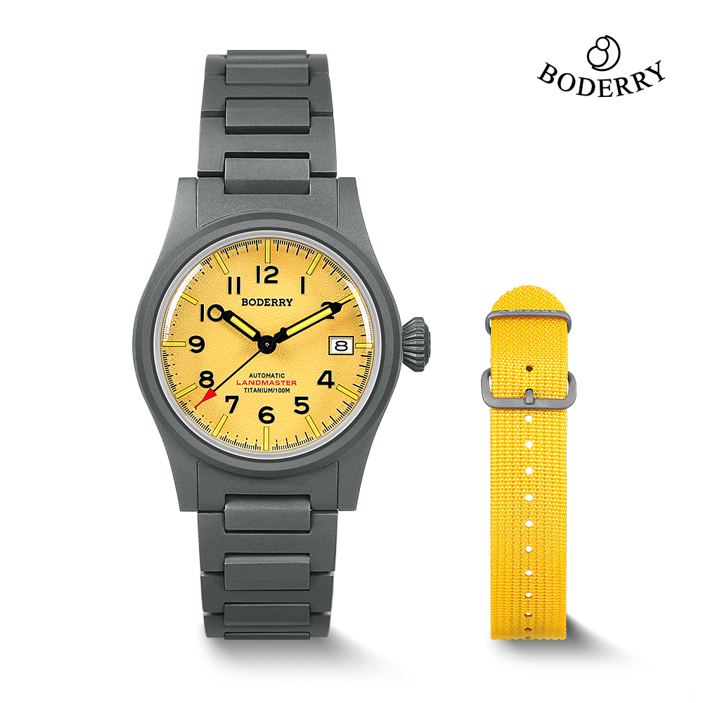 Boderry LANDMASTER Field Titan - Titanium Sport Watch 评论和价格