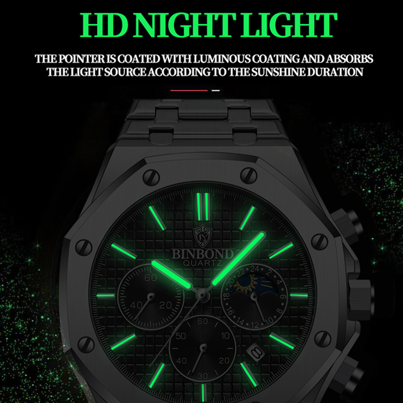 BINBOND Quality Men Watch Luxu - Luxury Watch Omega 评论和价格