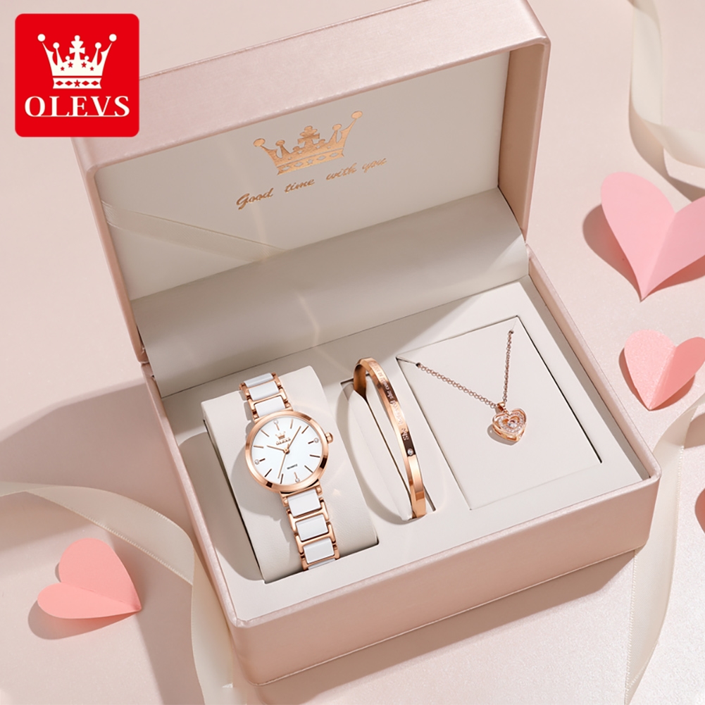 OLEVS Women Watch 5877 Luxury  - Luxury Watch Case 评论和价格