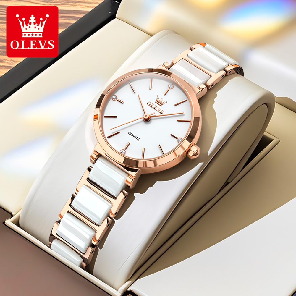OLEVS Women Watch 5877 Luxury  - Luxury Watch Case 评论和价格