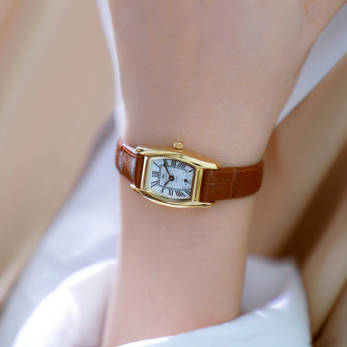 BS Women's Watch Versatile Ret - Luxury Watch With Leather Strap 评论和价格