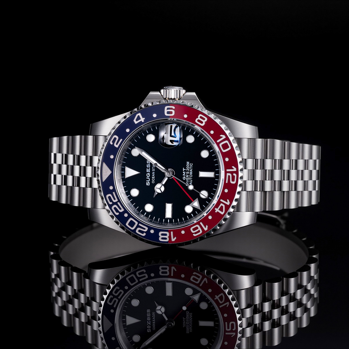 Sugess GMT Diving Watch of Men - Luxury Watch Omega 评论和价格