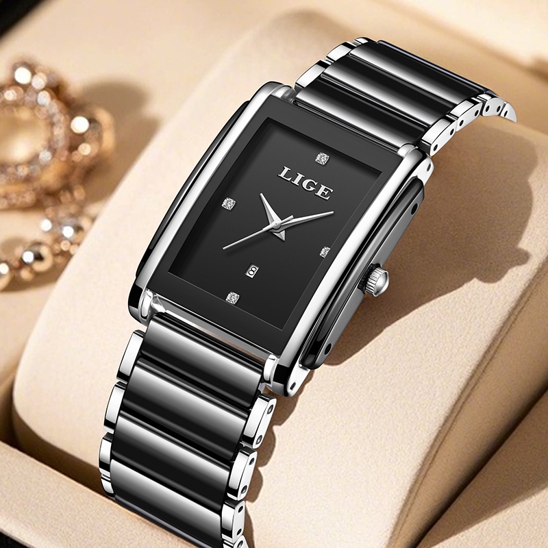 LIGE New Luxury Women Watches  - Luxury Watch Case Travel 评论和价格