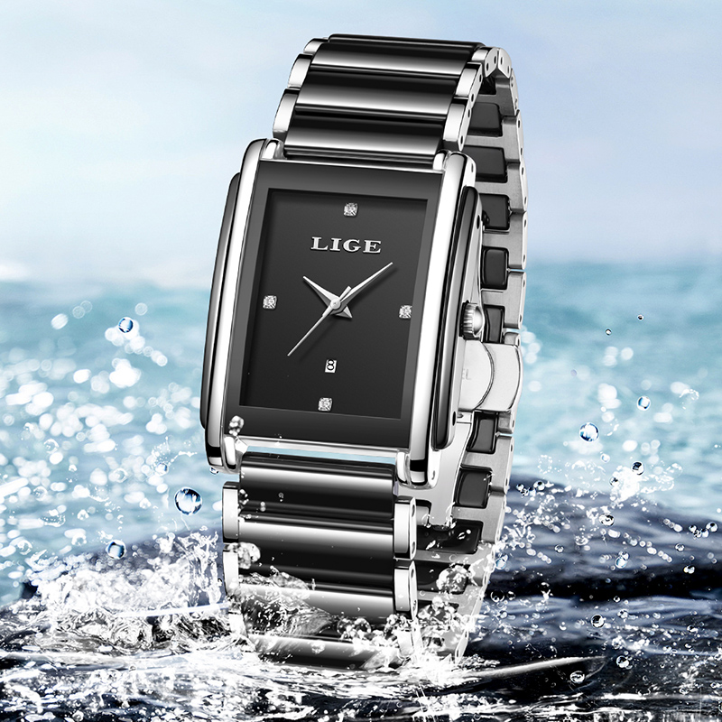 LIGE New Luxury Women Watches  - Luxury Watch Case Travel 评论和价格