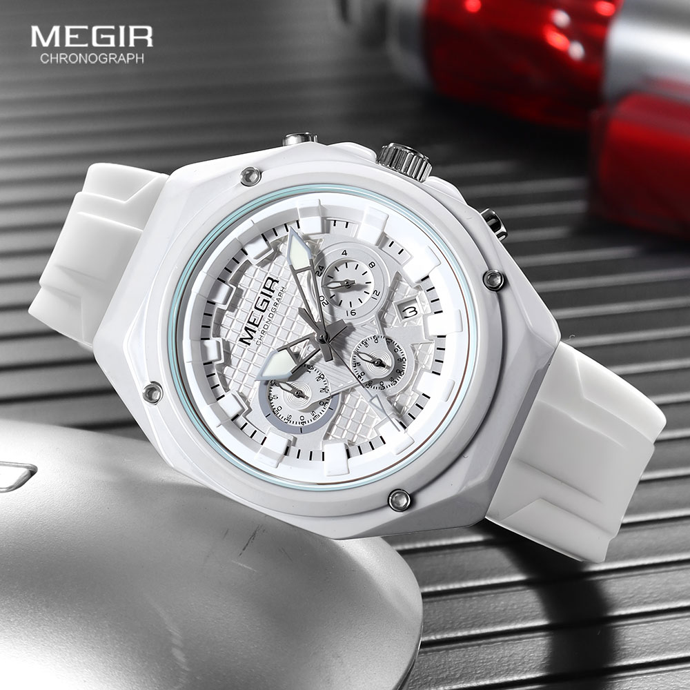 MEGIR New Unisex Sport Quartz  - Luxury Watch Hublot 评论和价格