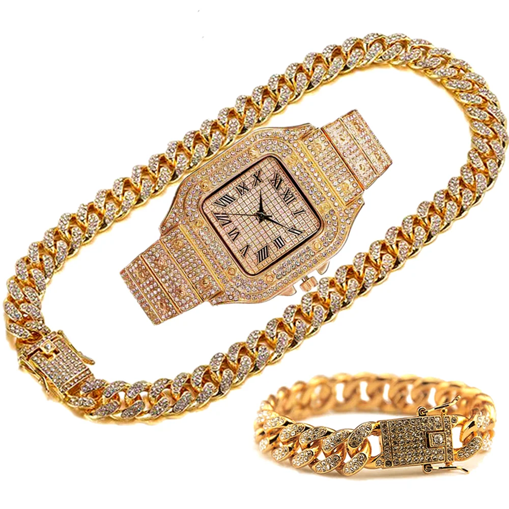 Luxury Iced Out Chain for Men  - Luxury Watch Miami 评论和价格
