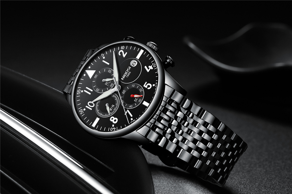 NIBOSI Fashion Mens Watches To - Luxury Watch Logos 评论和价格