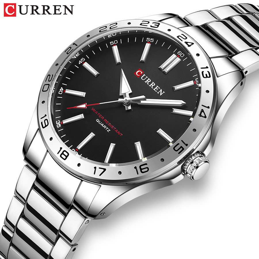 CURREN 8452 Silver White Gift  - Luxury Watch Audemars Piguet 评论和价格