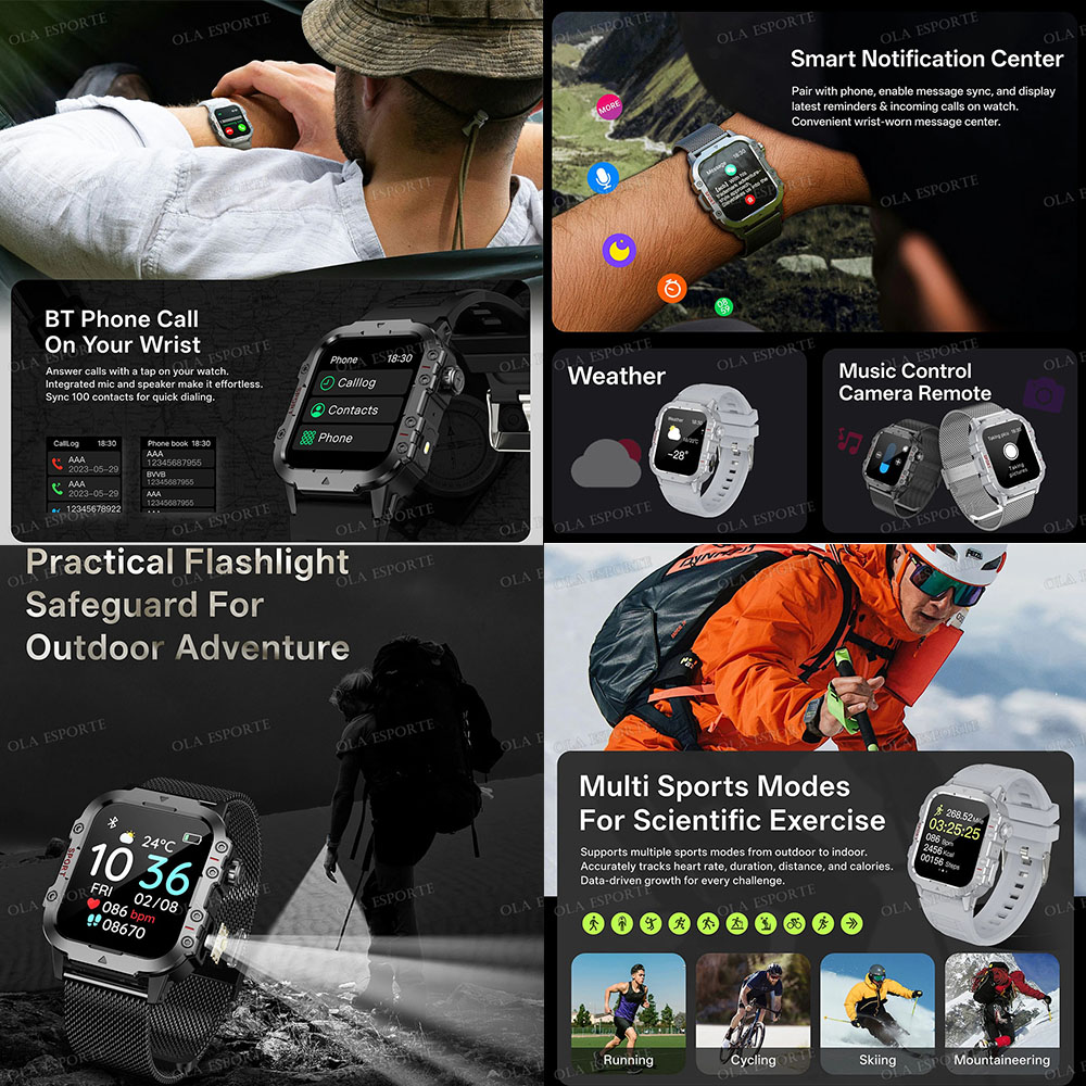 Military Outdoor Smart Watch M - Titanium Sport Watch 评论和价格