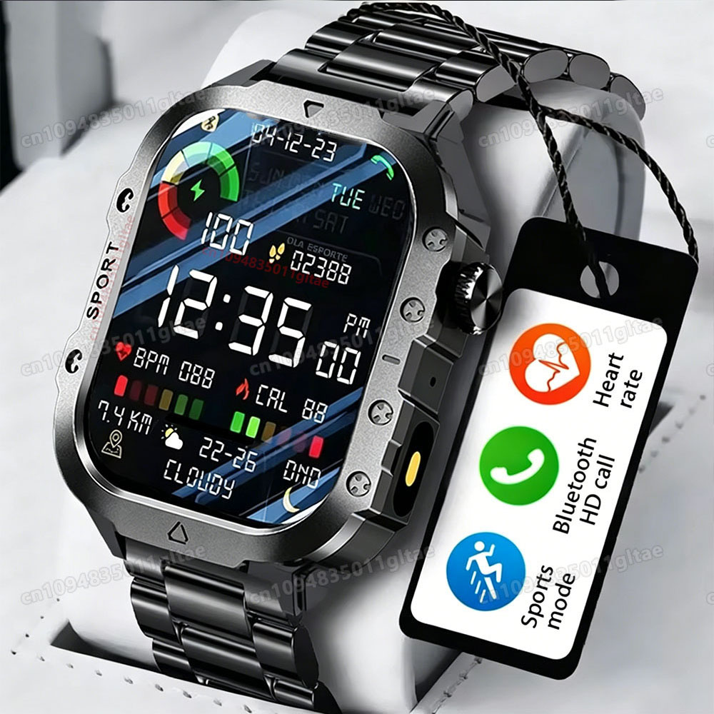 2026 Smartwatch Men Bluetooth  - Titanium Sport Watch 评论和价格