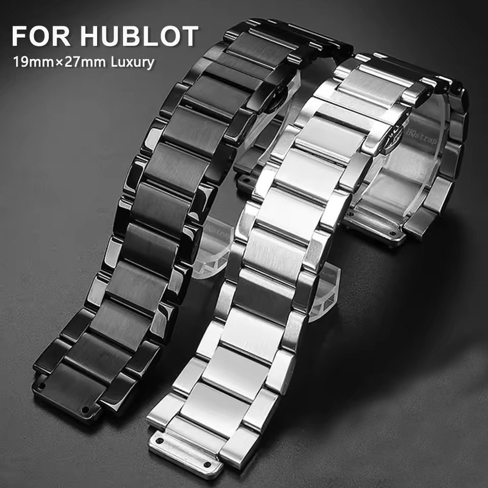 19mm-27mm Solid Stainless Stee - Luxury Watch Hublot 评论和价格