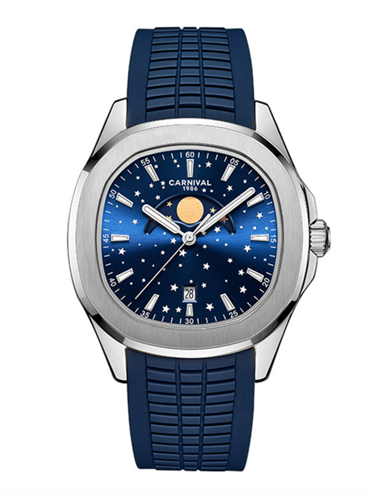 Switzerland Ronda Quartz Carni - Moonphase Complication Watch 评论和价格