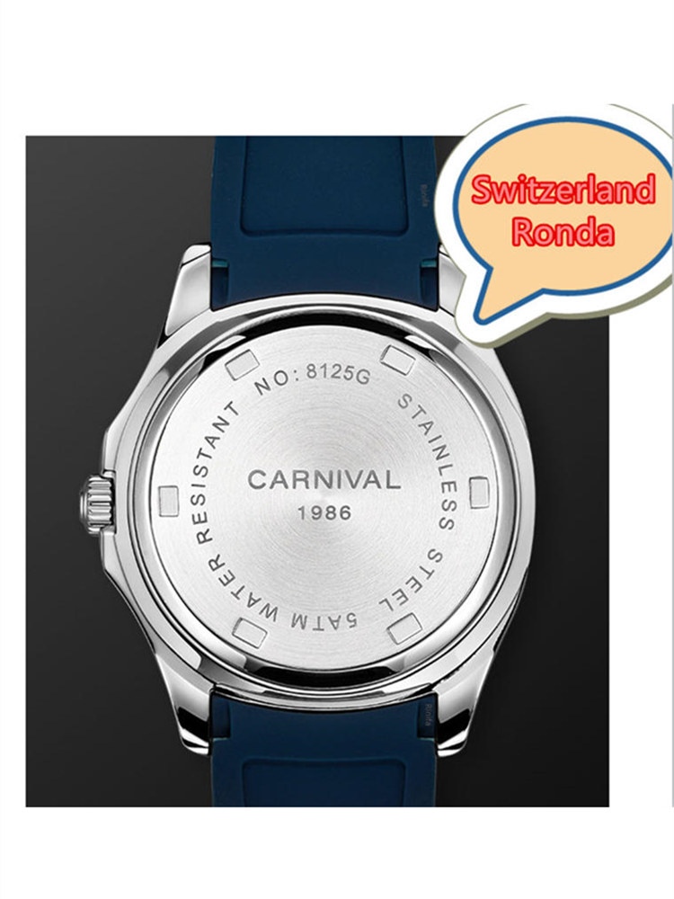 Switzerland Ronda Quartz Carni - Moonphase Complication Watch 评论和价格