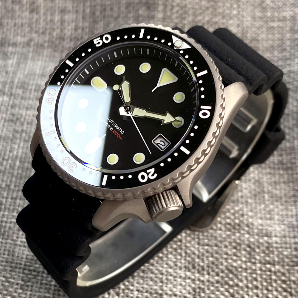 Titanium Diver NH35A Black Aut - Titanium Sport Watch 评论和价格