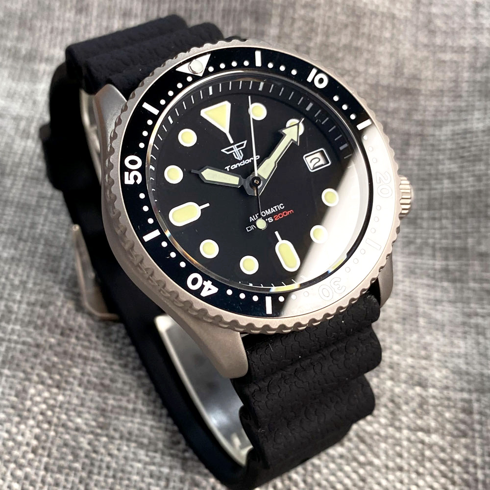 Titanium Diver NH35A Black Aut - Titanium Sport Watch 评论和价格