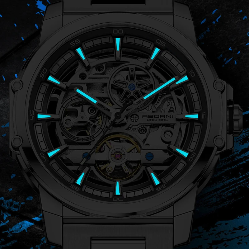 ABORNI 9039 Unique Design Skel - Luxury Watch Hublot 评论和价格