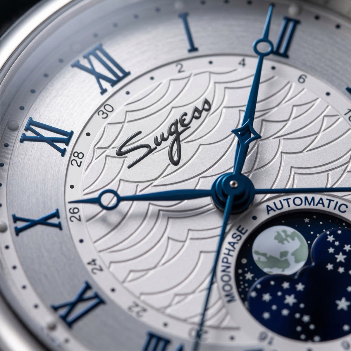 Sugess Watches for Men Automat - Moonphase Complication Watch 评论和价格