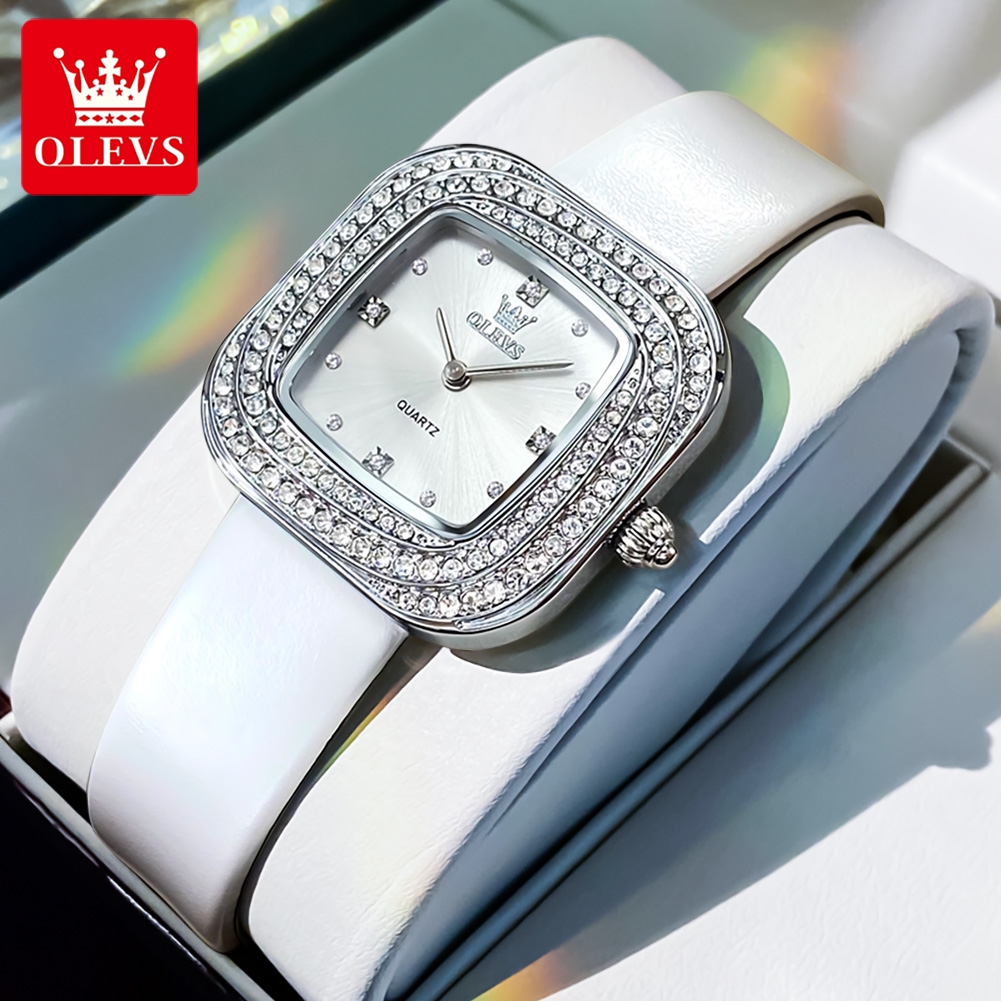 OLEVS 5512 Luxury Elegant Wome - Luxury Watch With Leather Strap 评论和价格