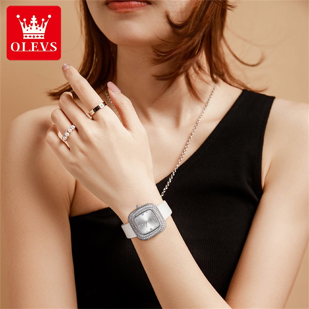 OLEVS 5512 Luxury Elegant Wome - Luxury Watch With Leather Strap 评论和价格