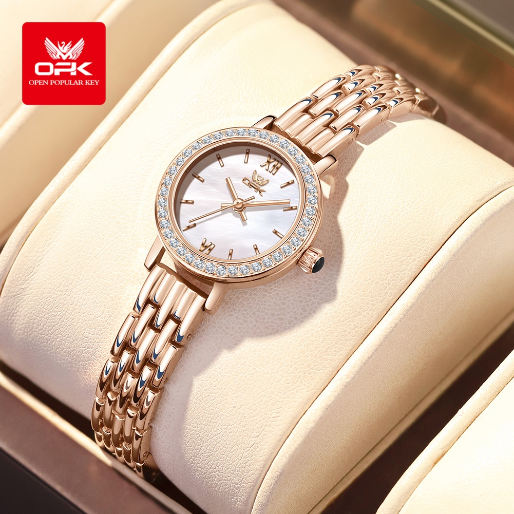 OPK 6063 Light Luxury Watch Wo - Luxury Watch With Leather Strap 评论和价格