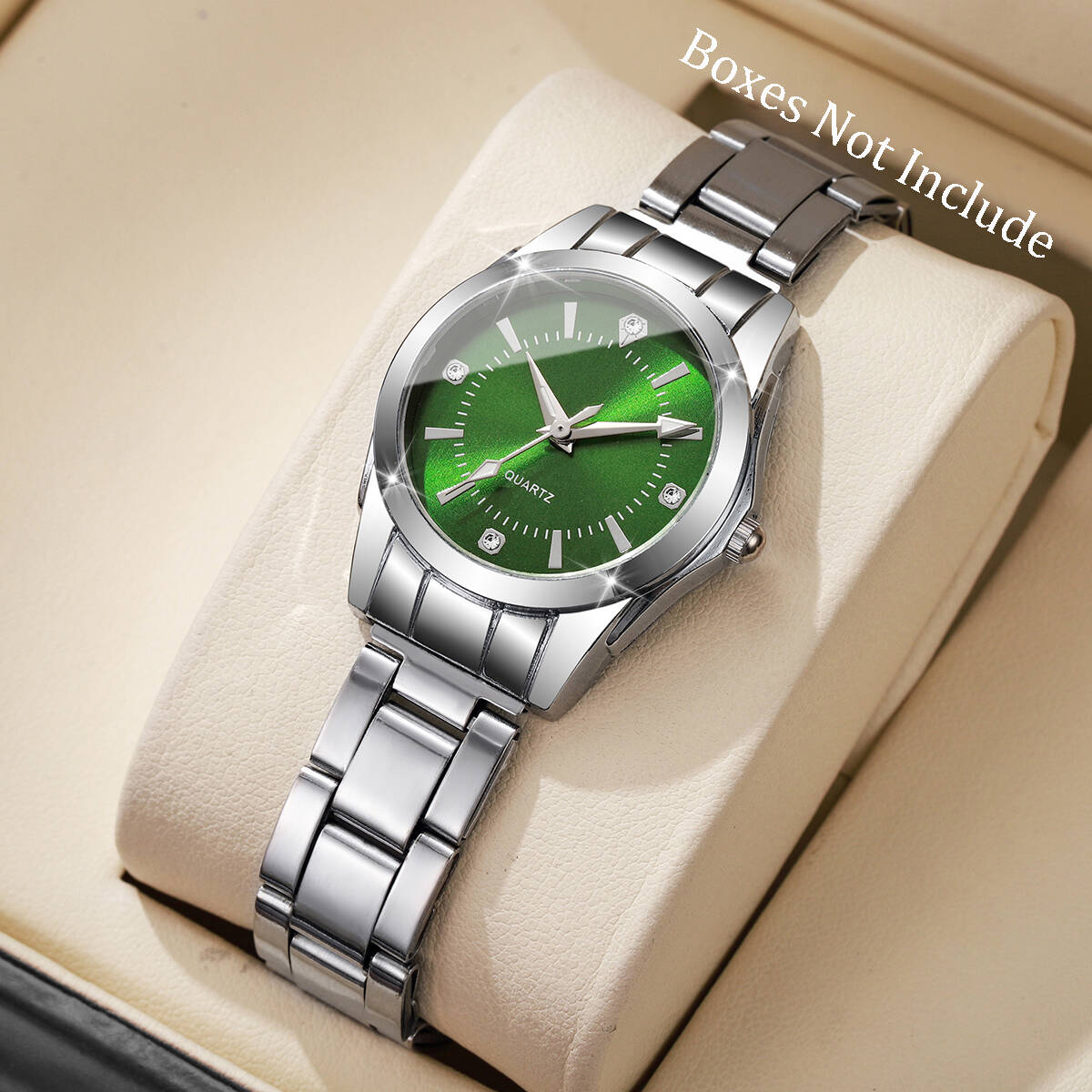 Luxury Rhinestone Women Watche - Luxury Watch Case Travel 评论和价格