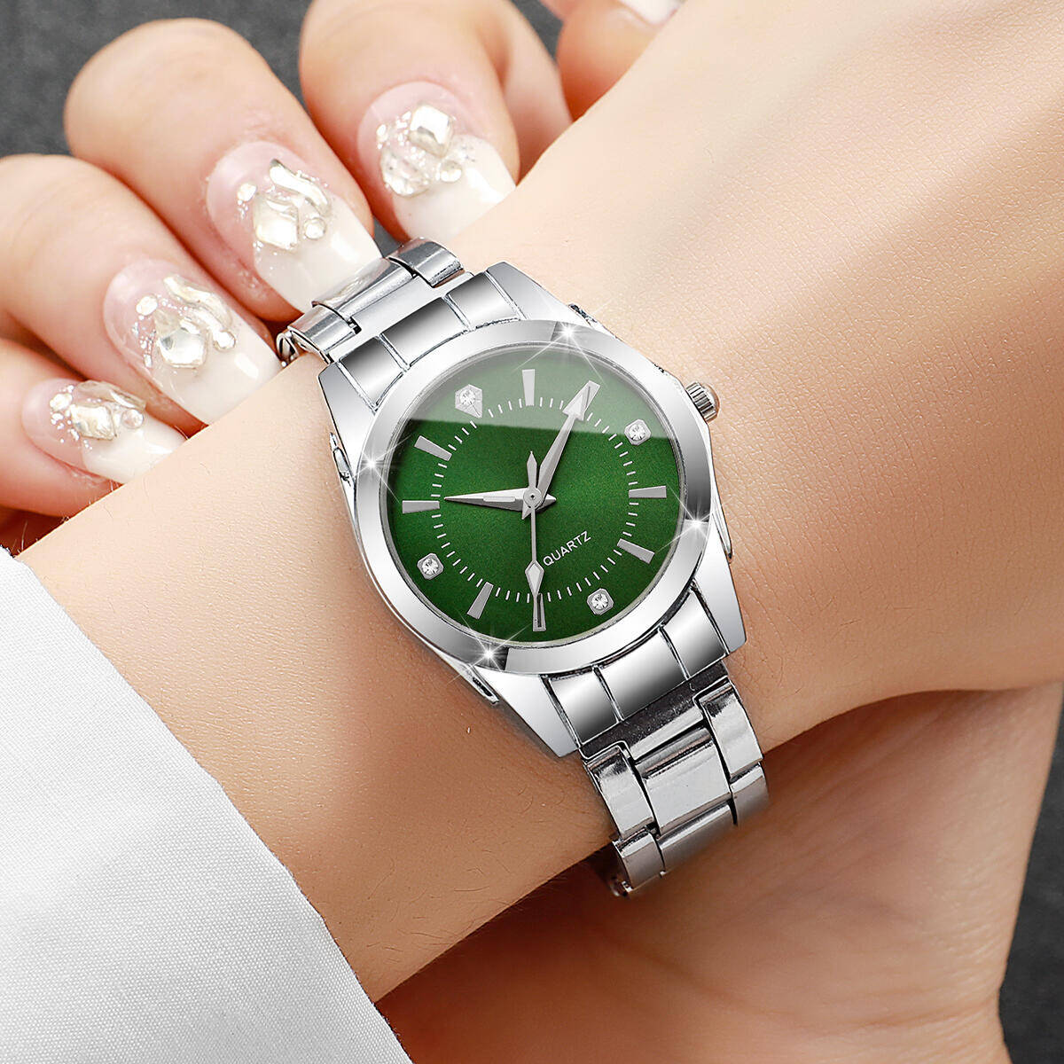 Luxury Rhinestone Women Watche - Luxury Watch Case Travel 评论和价格
