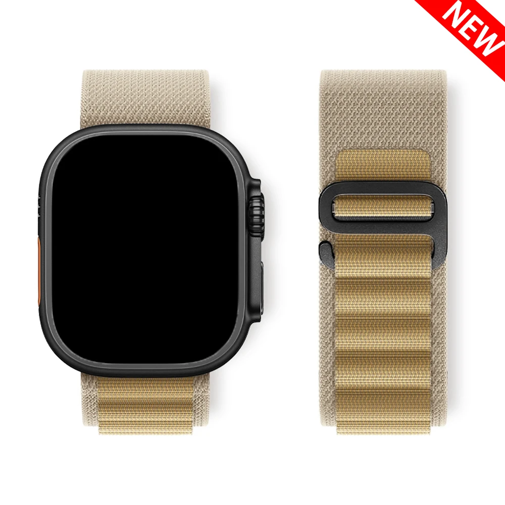 Alpine Loop for apple watch ba - Titanium Sport Watch 评论和价格