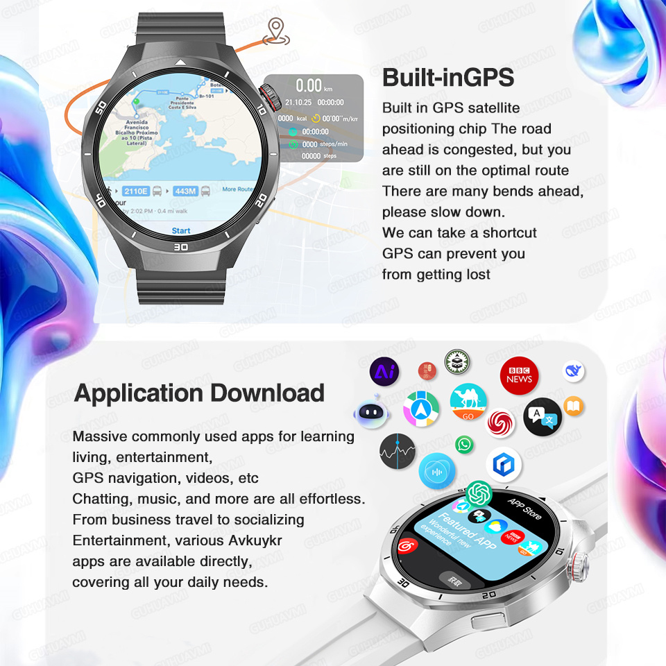 2026 New Watch 5 Pro GPS Map N - Titanium Sport Watch 评论和价格