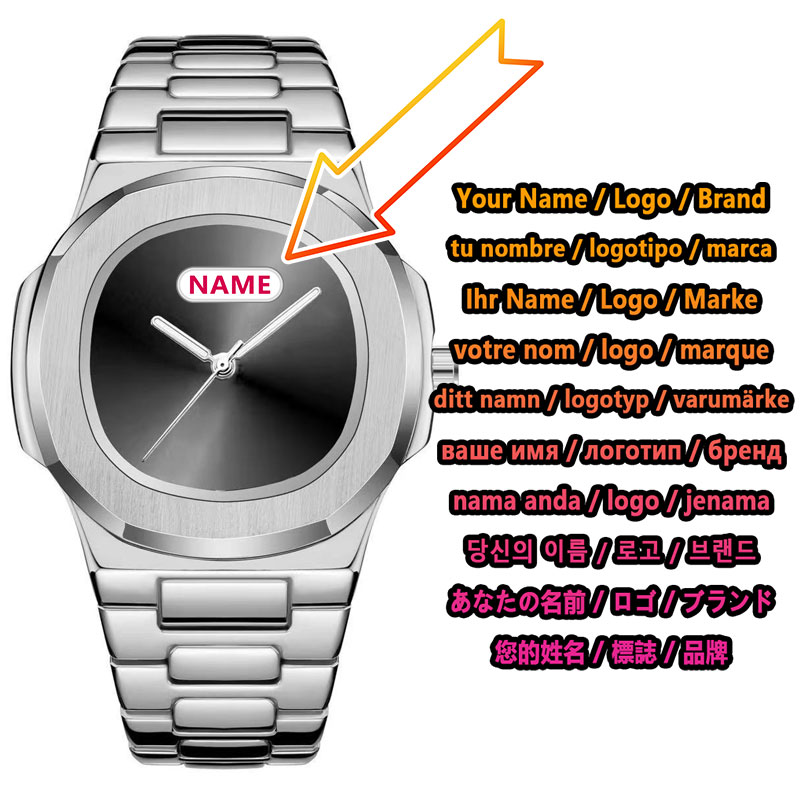 Custom Logo Men's Quartz Watch - Luxury Watch Logos 评论和价格