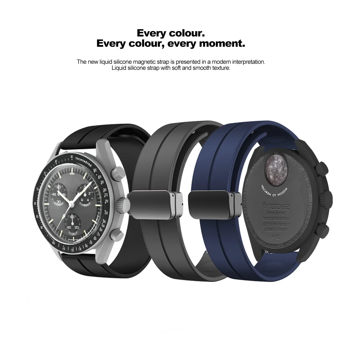 Silicone Strap For Omega X Swa - Luxury Watch Omega 评论和价格